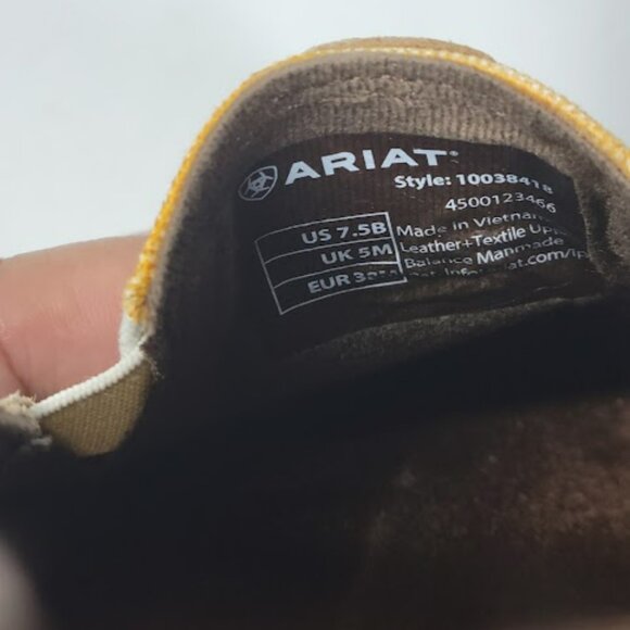 ARIAT Cruiser Buffalo Print Slip-On Shoes Sz 7.5 NEW - Picture 8 of 8